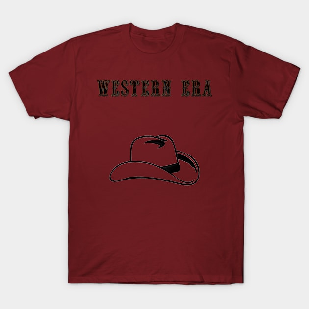 Western Era - Cowboy Hat 2 T-Shirt by The Black Panther